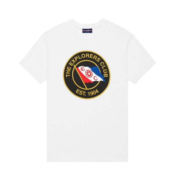 rowing blazers Men's Explorers Club Seal Tee Alabaster