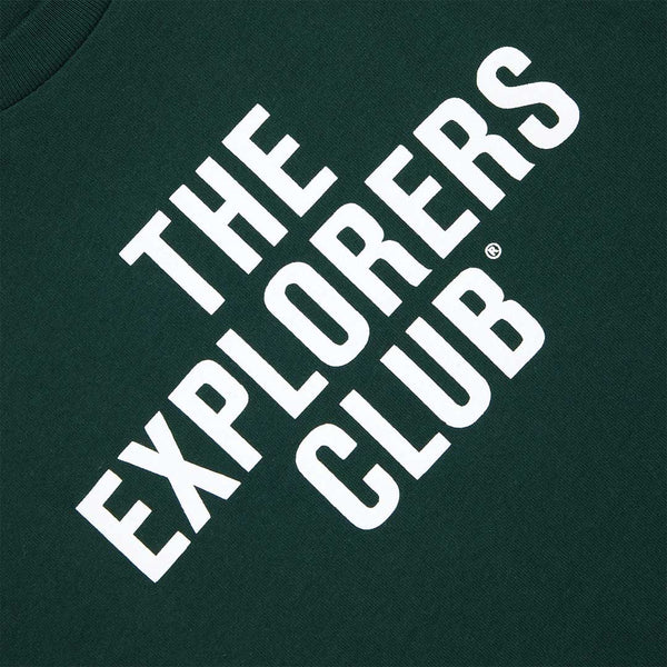 Rowing Blazers Men's Explorers Club Spellout Tee Green