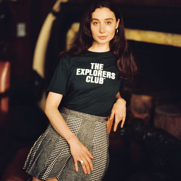 Rowing Blazers Men's Explorers Club Spellout Tee Green