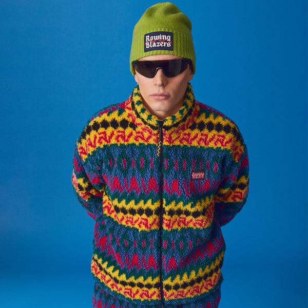 Rowing Blazers Men's Fleece Fairisle Zip Up Après-Ski