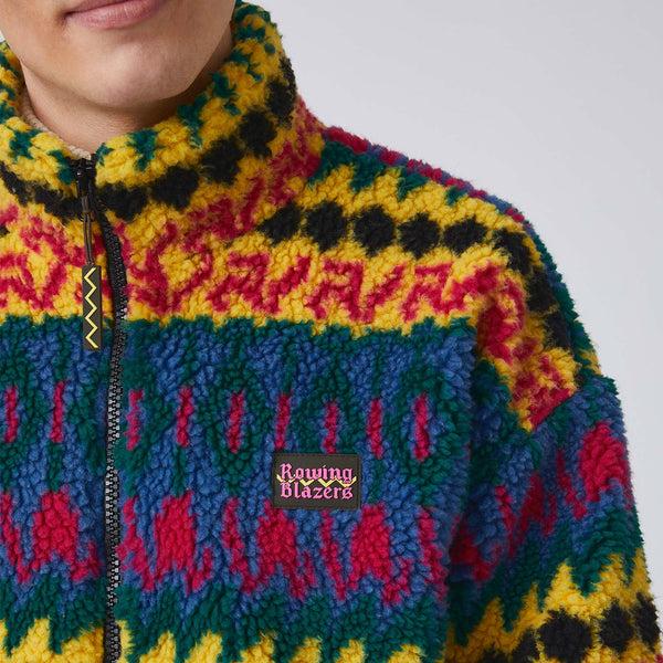 Rowing Blazers Men's Fleece Fairisle Zip Up Après-Ski