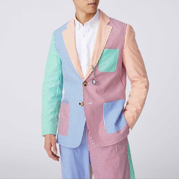 Rowing Blazers Men's Fun Stripe Ripley Blazer Classic Fun Stripe
