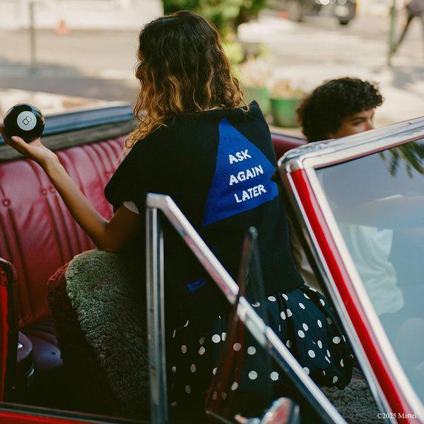 Rowing Blazers Men's Magic 8™ Ball Ask Again Later Cotton Sweater Black