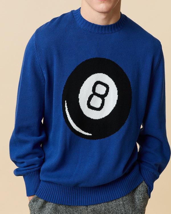 Rowing Blazers Men's Magic 8™ Ball Cotton Sweater Blue