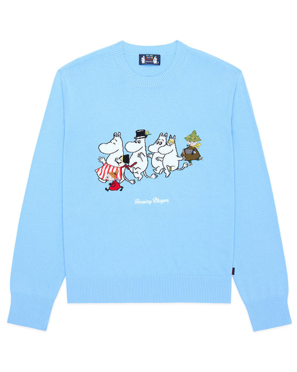 rowing blazers Men’s Moomin Cotton Marching Sweater Blue
