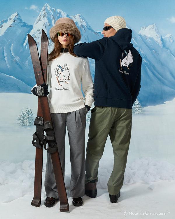 Rowing Blazers Men’s Moomin Cotton Ski Sweater White