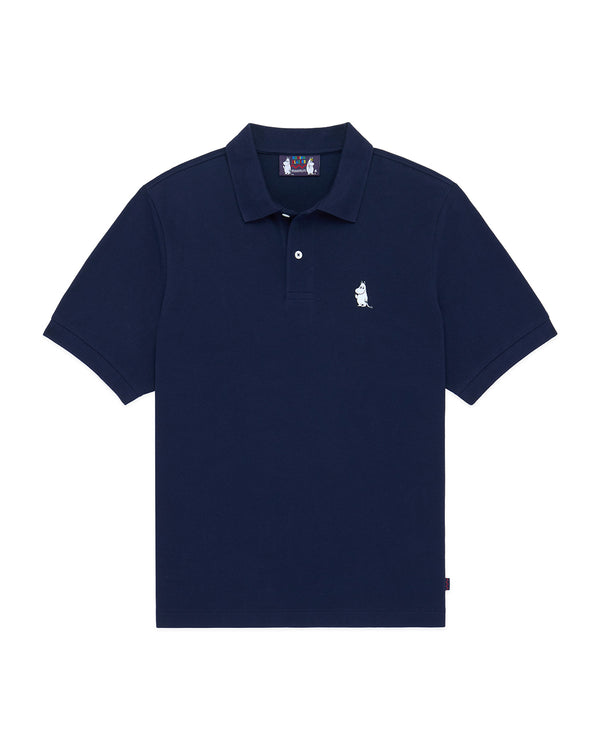 rowing blazers Men’s Moomin Short Sleeve Pique Polo Navy