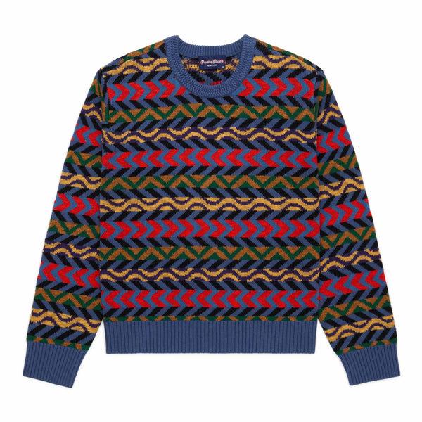 rowing blazers Men's Multi Stripe Sweater Bright Multi