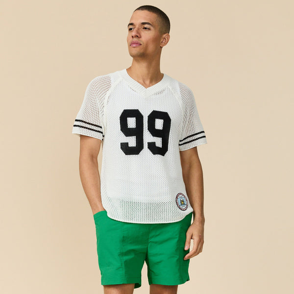 Rowing Blazers Men's Open Weave Sweater Jersey Cream