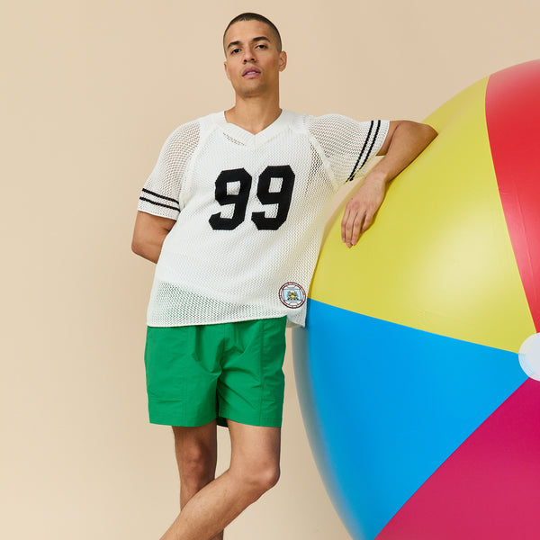 Rowing Blazers Men's Open Weave Sweater Jersey Cream