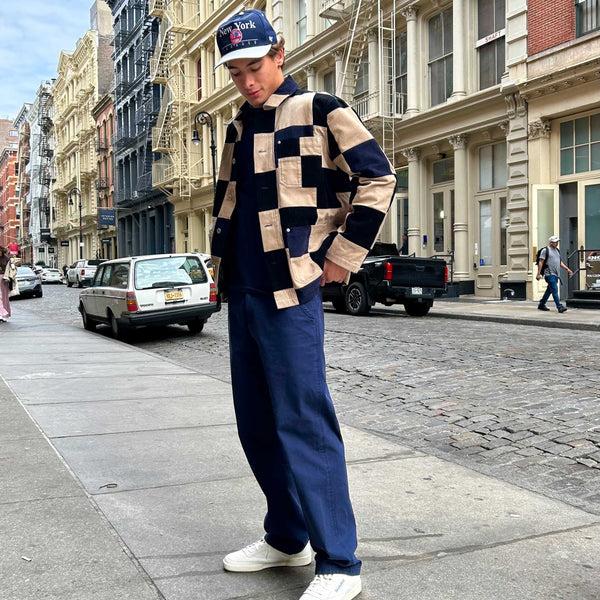 Rowing Blazers Men's Patchwork Corduroy Chore Jacket Neutral Patchwork