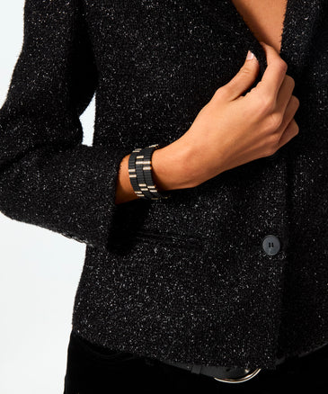 rowing blazers Men's Patchwork Sherpa Jacket Blue Multi