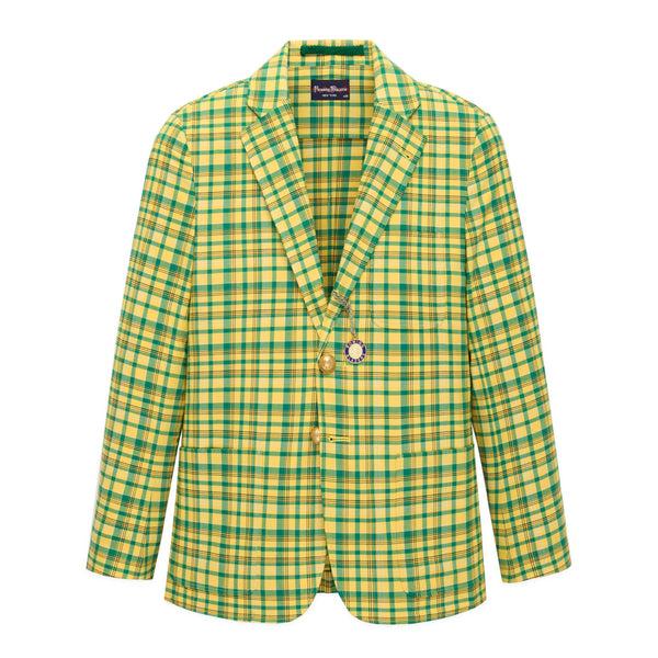rowing blazers Men's Plain Weave Blazer Yellow Plaid