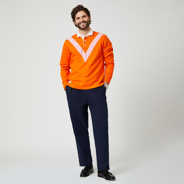 Rowing Blazers Men's Pleated Relaxed Trouser Navy '30 Inseam