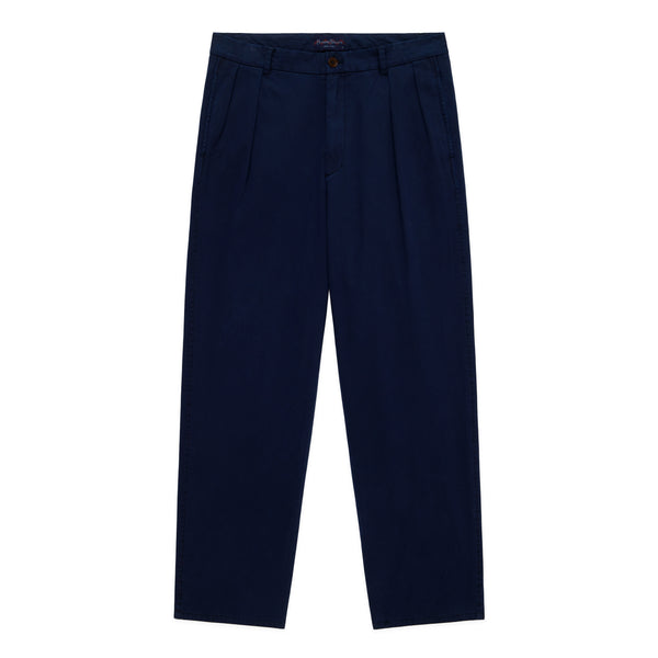 rowing blazers Men's Pleated Relaxed Trouser Navy '30 Inseam