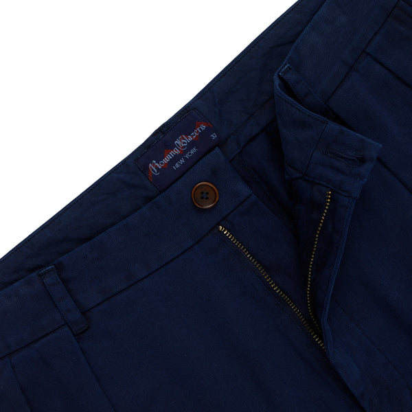 Rowing Blazers Men's Pleated Relaxed Trouser Navy '32 Inseam