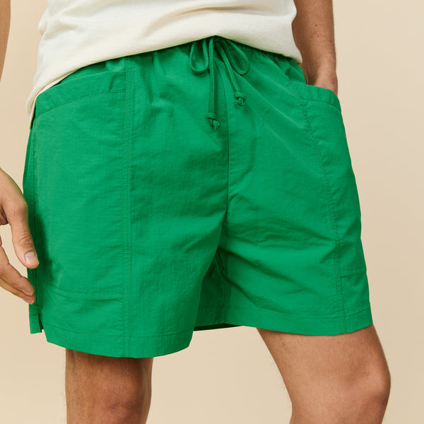 Rowing Blazers Men's Rip Stop Nylon Draw Shorts Bright Green