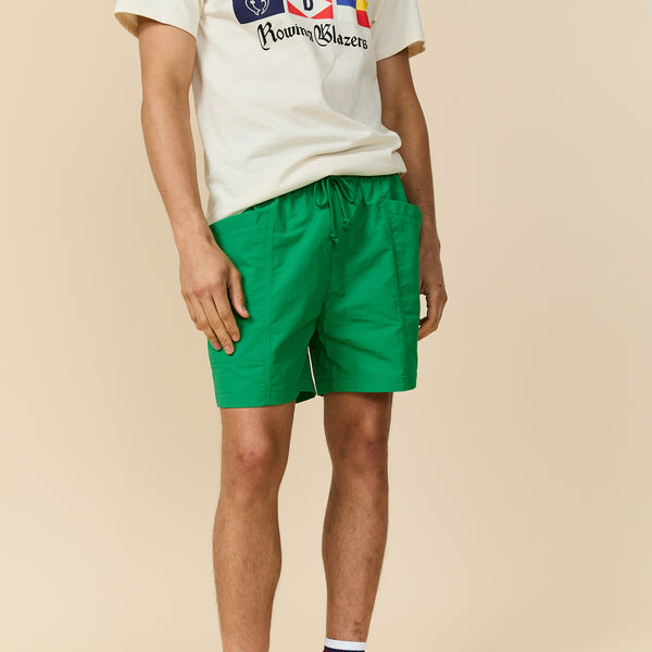 Rowing Blazers Men's Rip Stop Nylon Draw Shorts Bright Green