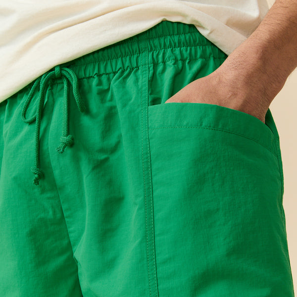 Rowing Blazers Men's Rip Stop Nylon Draw Shorts Bright Green