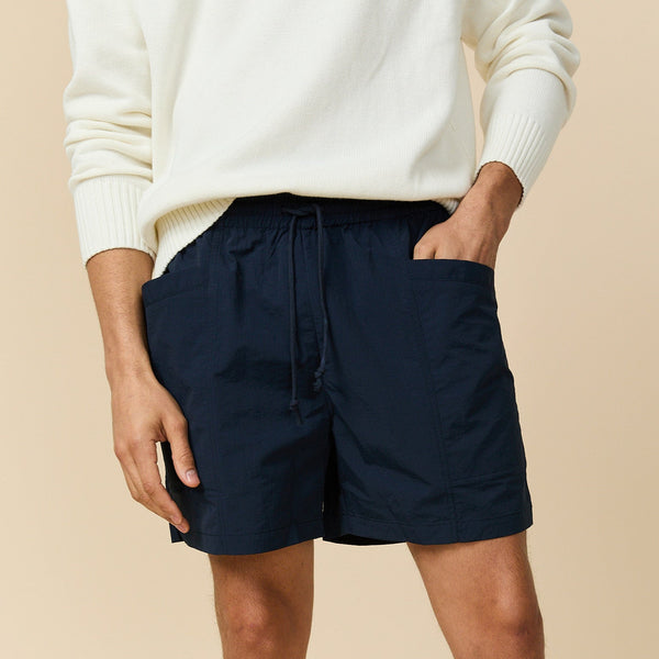 Rowing Blazers Men's Rip Stop Nylon Draw Shorts Classic Navy