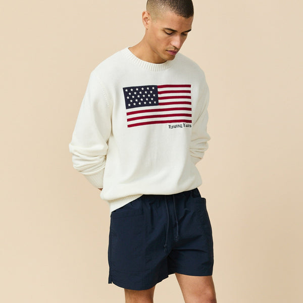 Rowing Blazers Men's Rip Stop Nylon Draw Shorts Classic Navy