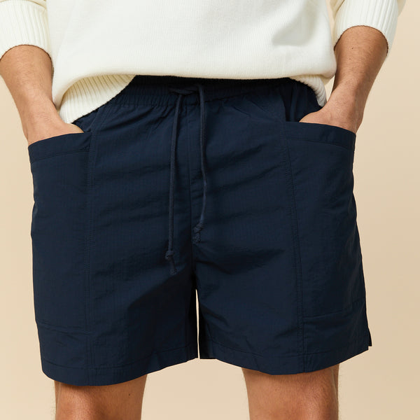 Rowing Blazers Men's Rip Stop Nylon Draw Shorts Classic Navy