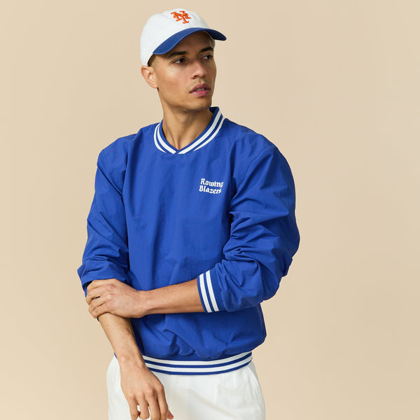 Rowing Blazers Men's Rip Stop Nylon Pullover Cobalt Blue