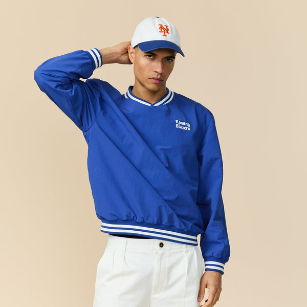 Rowing Blazers Men's Rip Stop Nylon Pullover Cobalt Blue
