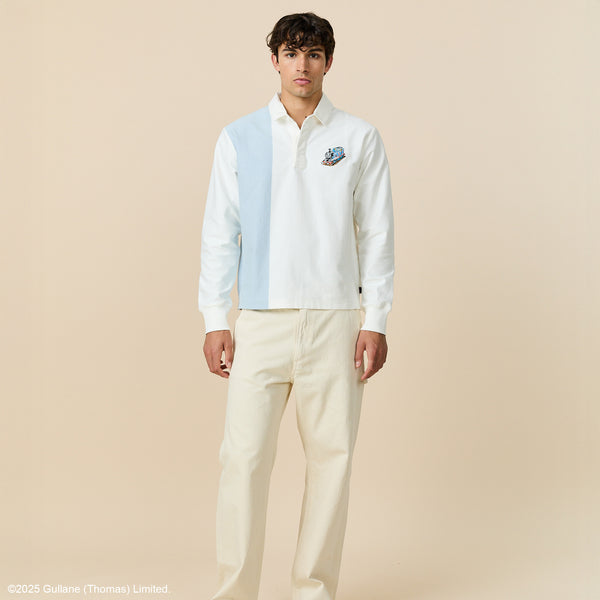 Rowing Blazers Men's Thomas & Friends™ Cotton Light Weight Rugby Light Blue Multi