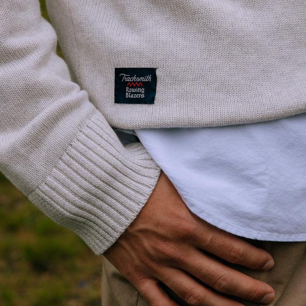 Rowing Blazers Men's Tracksmith Cotton Jogger Sweater Heather Natural