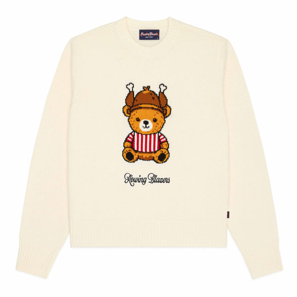 rowing blazers Men's Turkey Bear Cashmere Sweater Cream