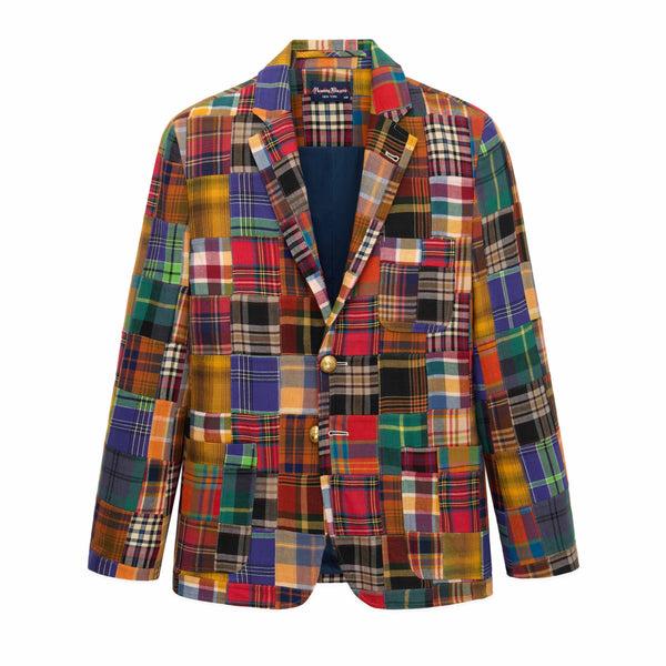 Rowing Blazers Men's Twill Patchwork Blazer University Patchwork