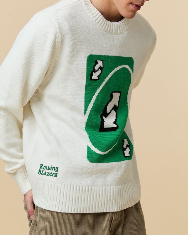 Rowing Blazers Men's UNO™ Reverse Cotton Cashmere Sweater Cream