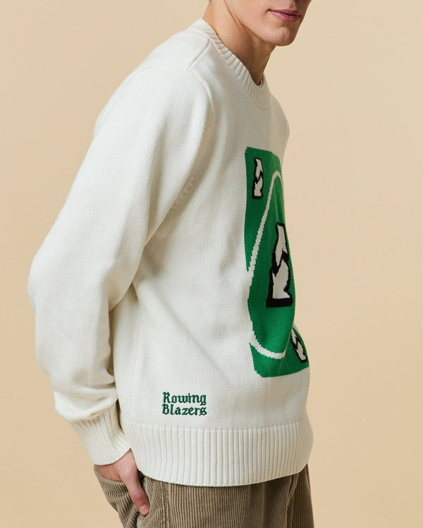 Rowing Blazers Men's UNO™ Reverse Cotton Cashmere Sweater Cream