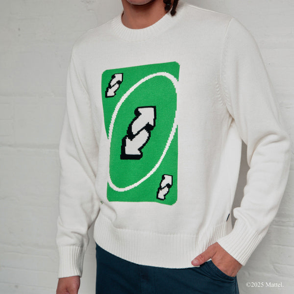 Rowing Blazers Men's UNO™ Reverse Cotton Cashmere Sweater Cream