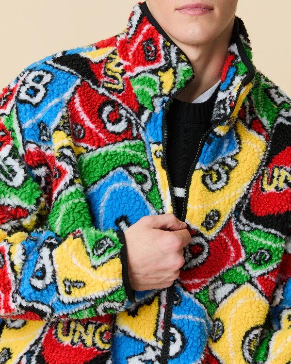 Rowing Blazers Men's UNO™ Sherpa Zip Jacket Multi-Color