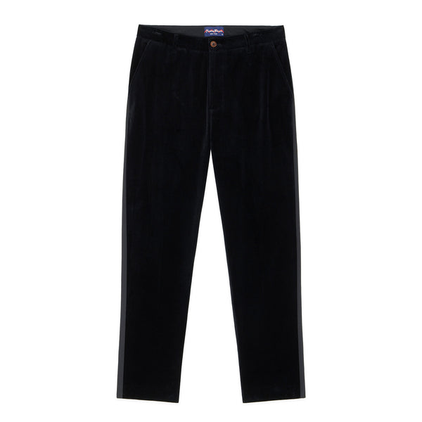 rowing blazers Men's Velvet Classic Tuxedo Pant Black