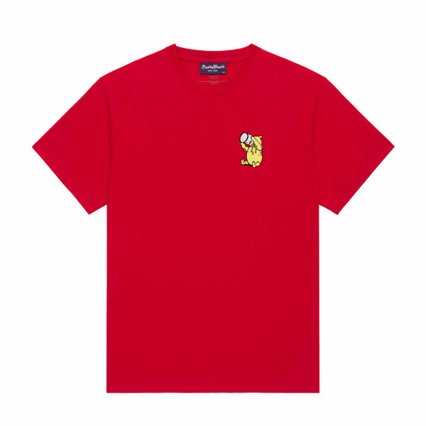 rowing blazers Men's Winnie-the-Pooh Cotton T-Shirt Red