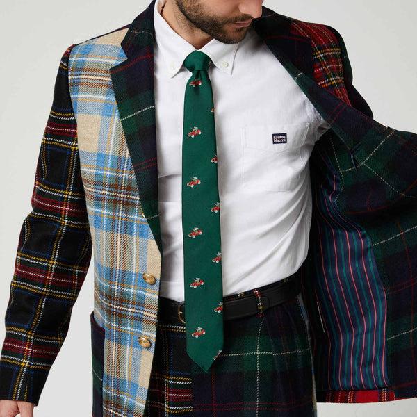 Rowing Blazers Men's Wool Tartan Ripley Blazer Cocktail Holiday
