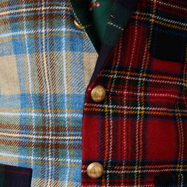 Rowing Blazers Men's Wool Tartan Ripley Blazer Cocktail Holiday