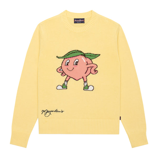 rowing blazers Morgenstern's Cotton Peach Sweater Yellow