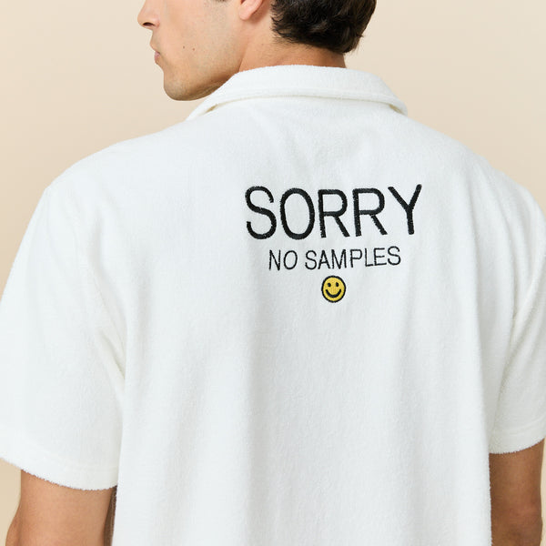 Rowing Blazers Morgenstern's Terry Button Up Uniform White