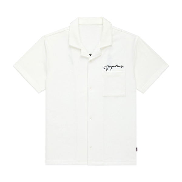 rowing blazers Morgenstern's Terry Button Up Uniform White