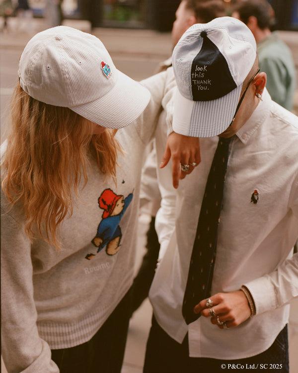 Rowing Blazers Paddington Corduroy Baseball Cap White