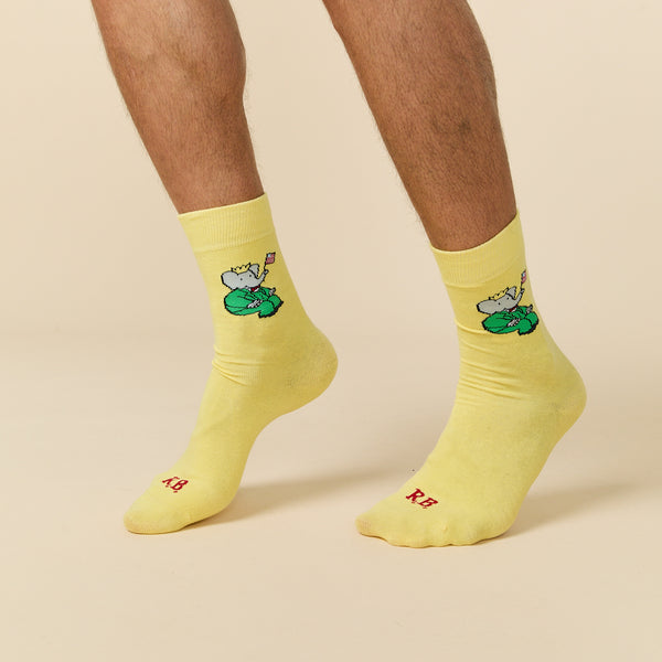 Rowing Blazers Babar Socks Yellow