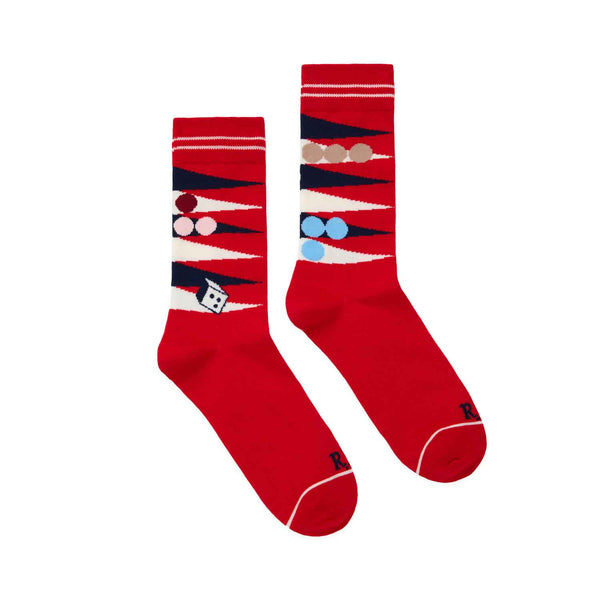 rowing blazers Backgammon Socks Red