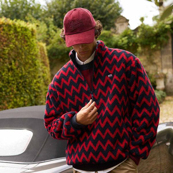 Rowing Blazers Corduroy Baseball Cap Burgundy