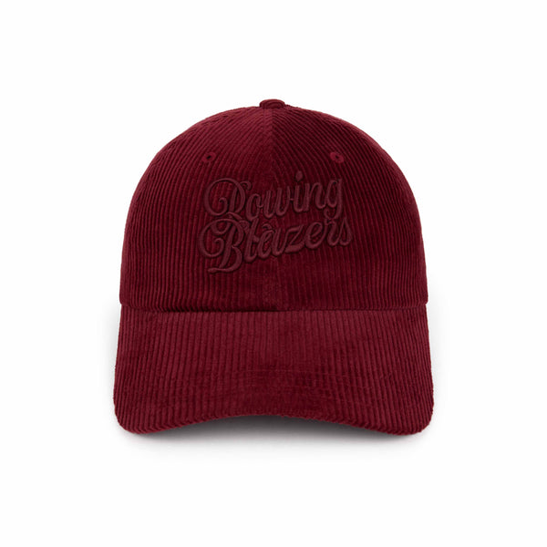 rowing blazers Corduroy Baseball Cap Burgundy
