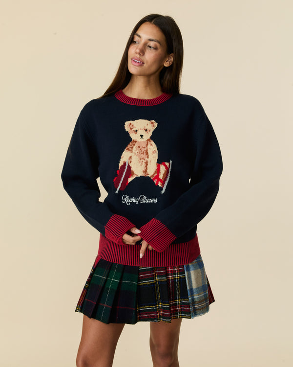 Rowing Blazers Cotton Bear Sweater Navy