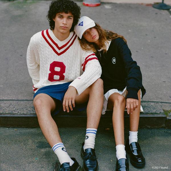 Rowing Blazers Magic 8™ Icon Socks Cream